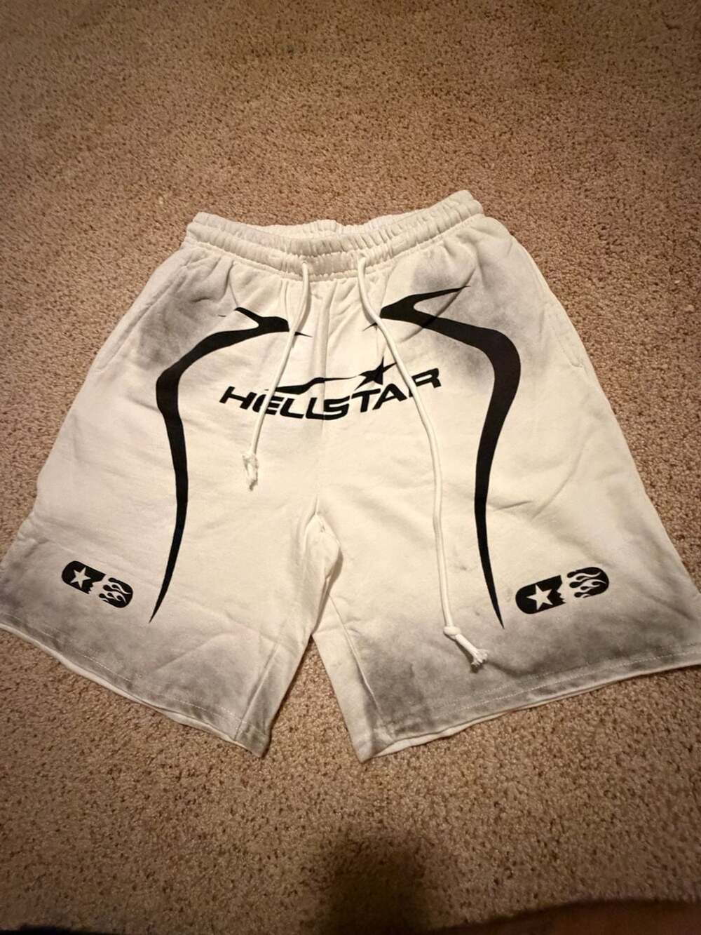 Hellstar Studios Graphic Print Sweat Shorts